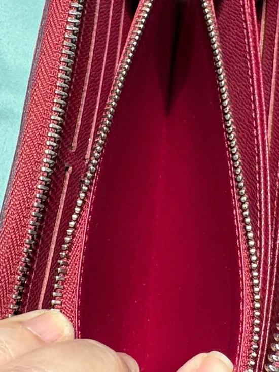 Louis Vuitton Fuchsia Epi Leather Zippy Wallet Silver Hardware France - Picture 11 of 14